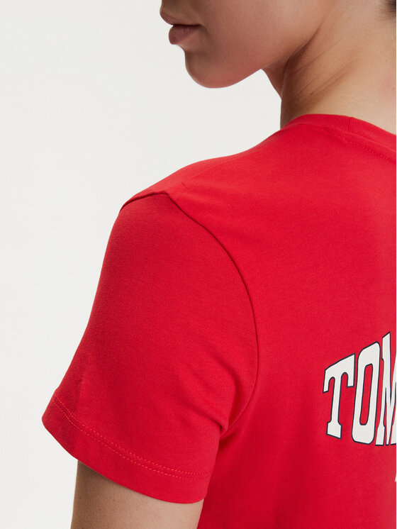 Tommy Jeans Tommy Jeans T-särk DW0DW22274 Punane Regular Fit