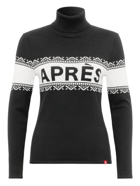 KRIMSON KLOVER KRIMSON KLOVER Sweter Apre Czarny Regular Fit