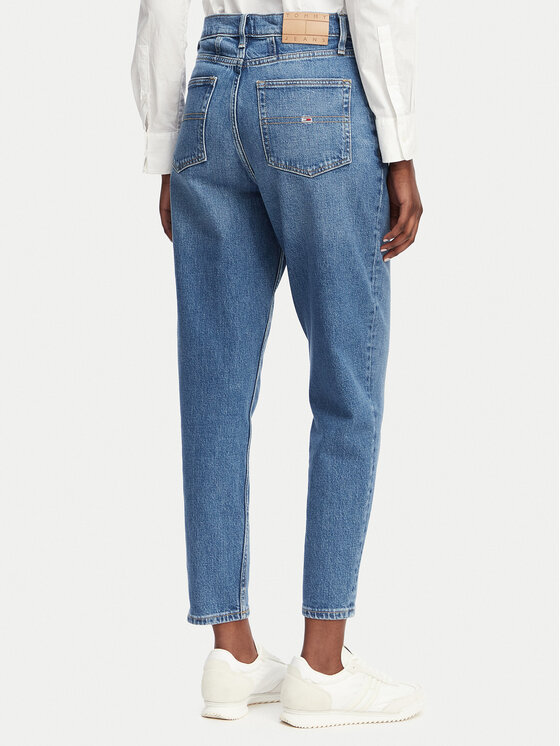 Tommy Jeans Tommy Jeans Jeans hlače DW0DW19245 Modra Mom Fit