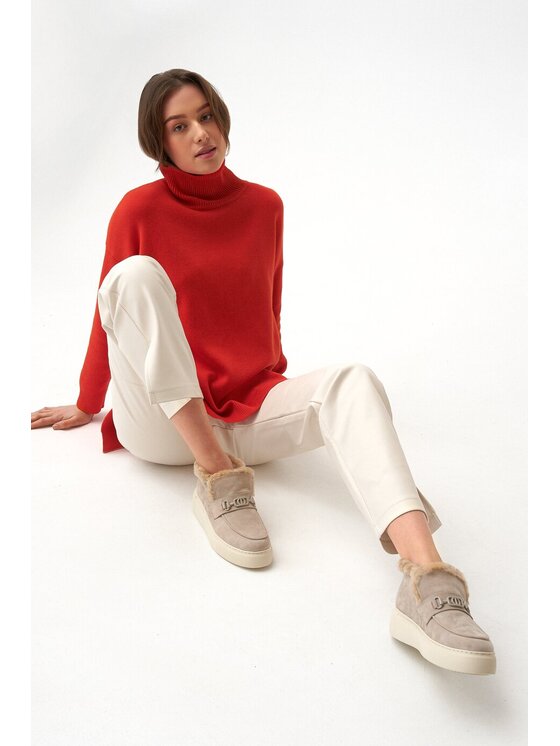 Estro Estro Stivaletti ER00112119 Beige