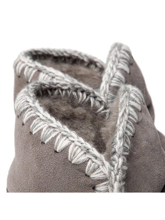 Mou Mou Stivali da neve Eskimo 18 Glitter Logo Grigio