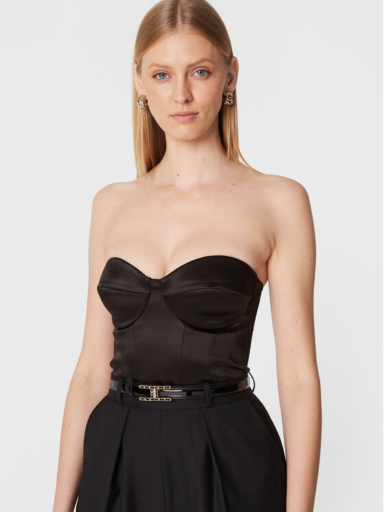 Elisabetta Franchi Elisabetta Franchi Kombinezon TU-015-27E2-AZ2 Crna Slim Fit