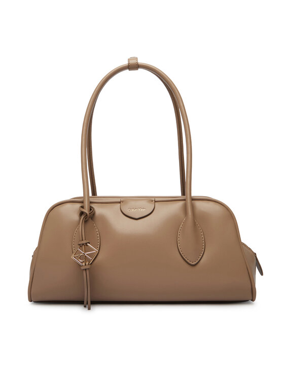 Calvin Klein Calvin Klein Kabelka Emblem Trio Shoulder Bag LV04F3369G Béžová