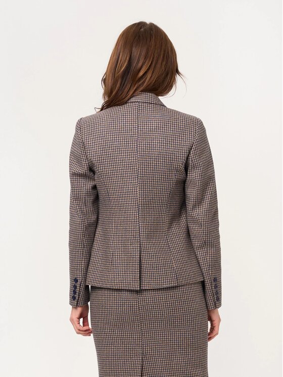 Willsoor Willsoor Marynarka 68217 Brązowy Slim Fit