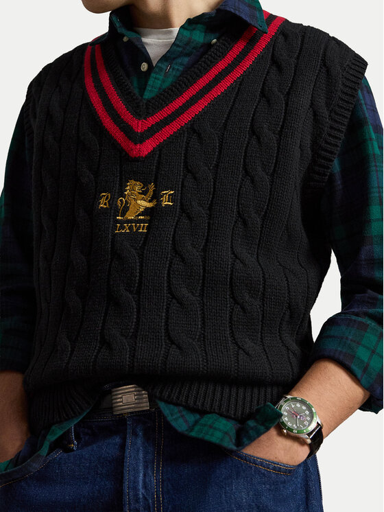 Polo Ralph Lauren Polo Ralph Lauren Sweter 710B28790001 Czarny Regular Fit