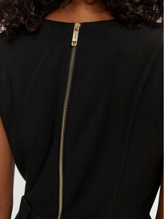 Fracomina Fracomina Haljina za svaki dan FS24SD1002W42901 Crna Regular Fit