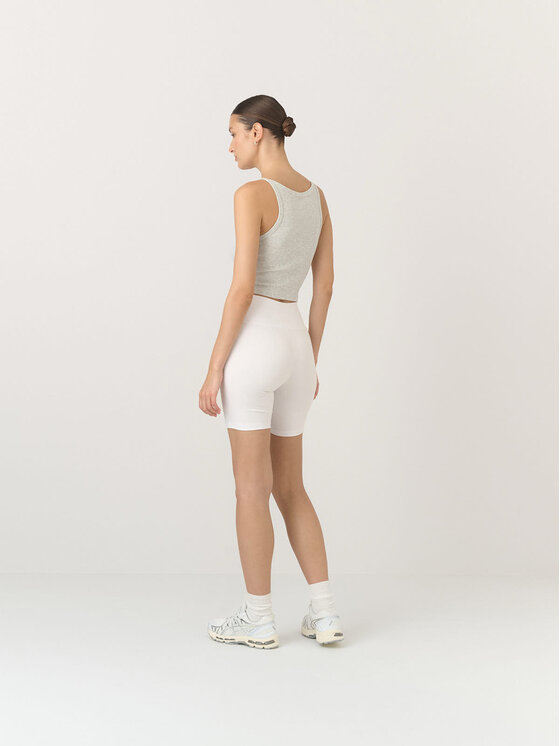 La Mania La Mania Biker shorts AUDREY Bianco Classic Fit