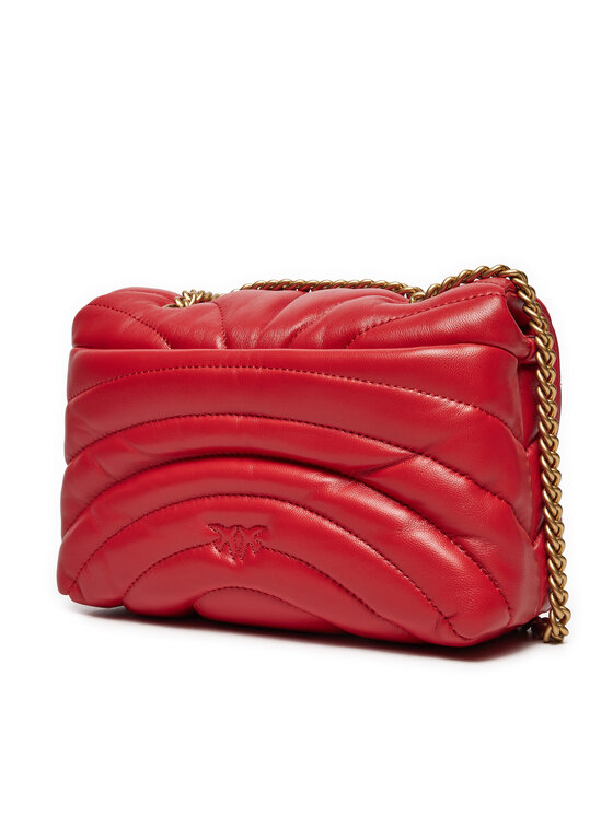 PINKO PINKO Дамска чанта Love Puff Mini Cl AI 24-25 PLTT 100039 A1EX Червен