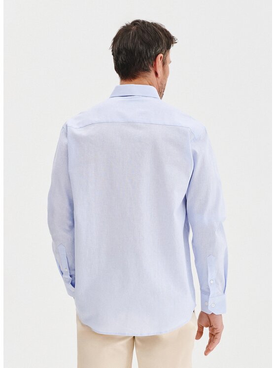 Pako Lorente Pako Lorente Koszula P25SF-1X-008 Niebieski Regular Fit