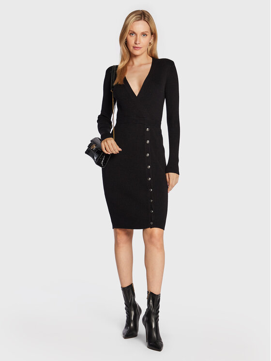 Vestito di maglia Alexandra W2BK39 Z2V42 Nero Slim...