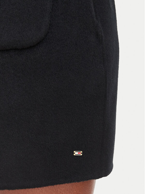 Tommy Hilfiger Tommy Hilfiger Miniszoknya WW0WW52234 Fekete Regular Fit