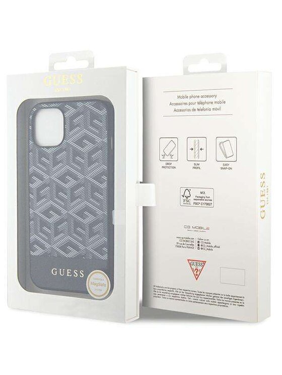 Guess Guess Etui na telefon Apple iPhone 15 Czarny