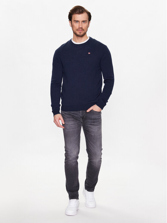 Napapijri Napapijri Pulover Damavand NP0A4GJU Bleumarin Regular Fit