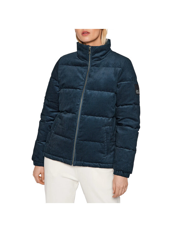 Jack Wolfskin Jack Wolfskin Kurtka przejściowa Nature Corduroy Jkt W Granatowy Regular Fit