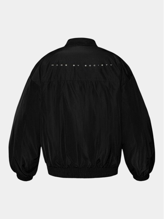 MADE BY SOCIETY MADE BY SOCIETY Kurtka anorak Jacheta Vortex Avant - J16812 Czarny Basic Fit