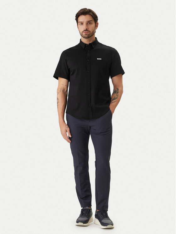 BOSS BOSS Srajca ST Motion 50555951 Črna Regular Fit