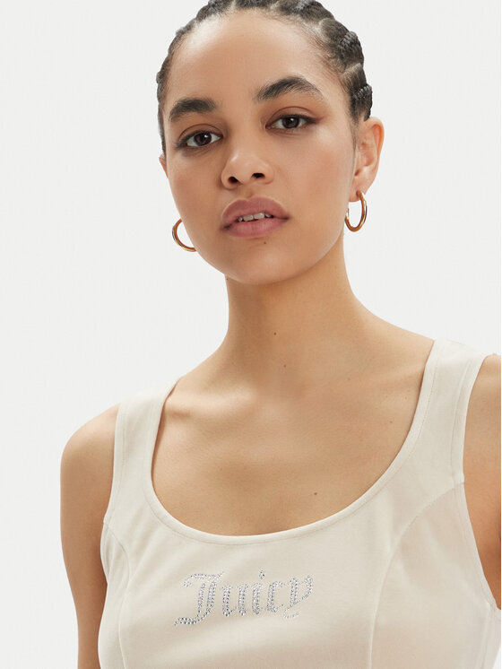 Juicy Couture Juicy Couture Топ Camina JCWCT23305 Бежевий Slim Fit