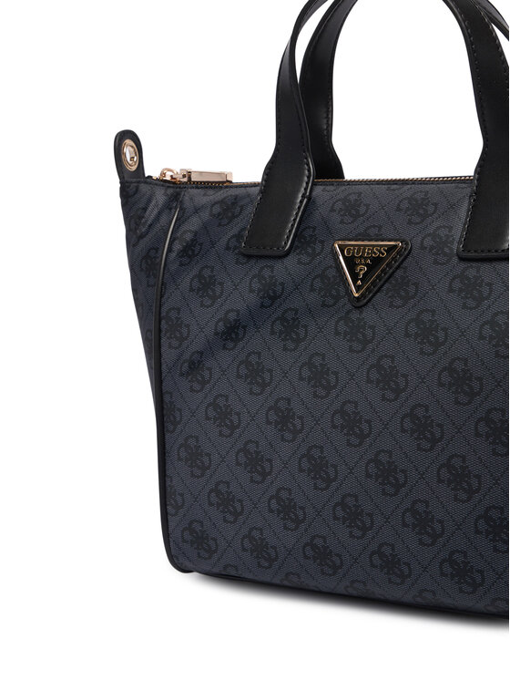Guess Guess Handtasche Adrian Logo Travel TWNB21 68019 Dunkelgrau