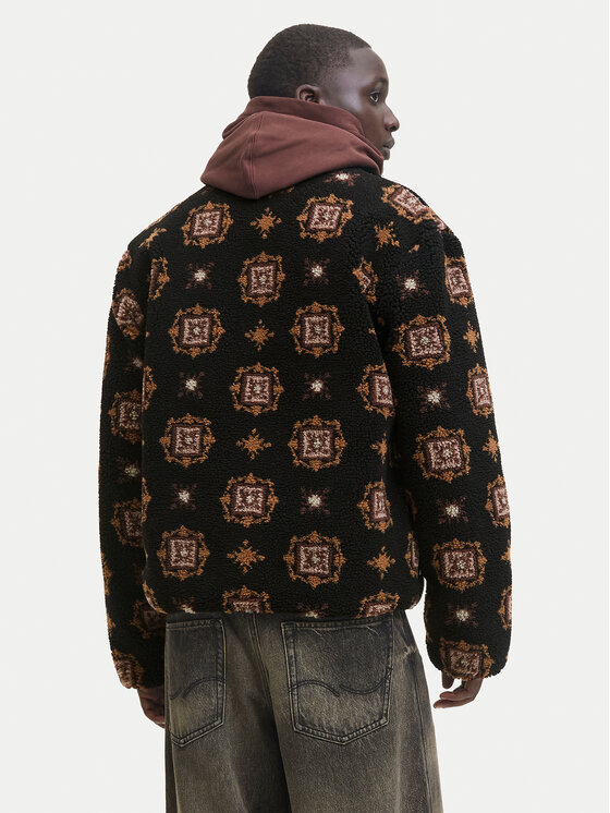 Jack & Jones Jack & Jones Fleecejacke Norrebro 12291531 Schwarz Regular Fit