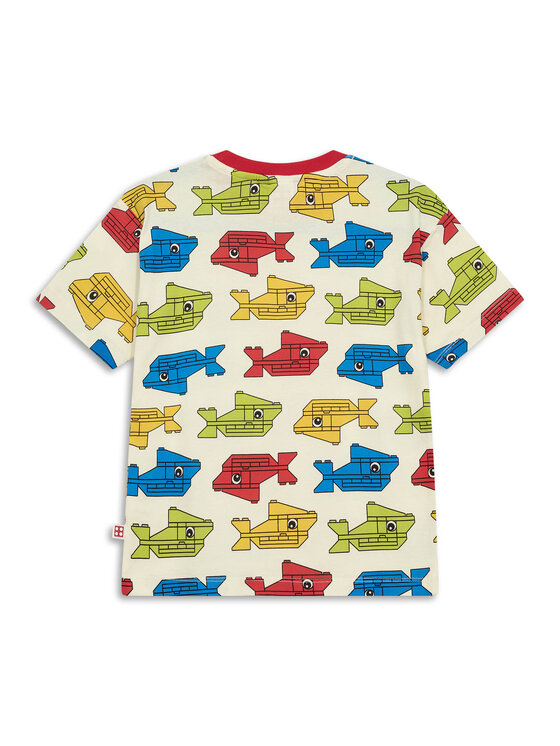 LEGO LEGO T-Shirt 11011350/138 Biały Regular Fit