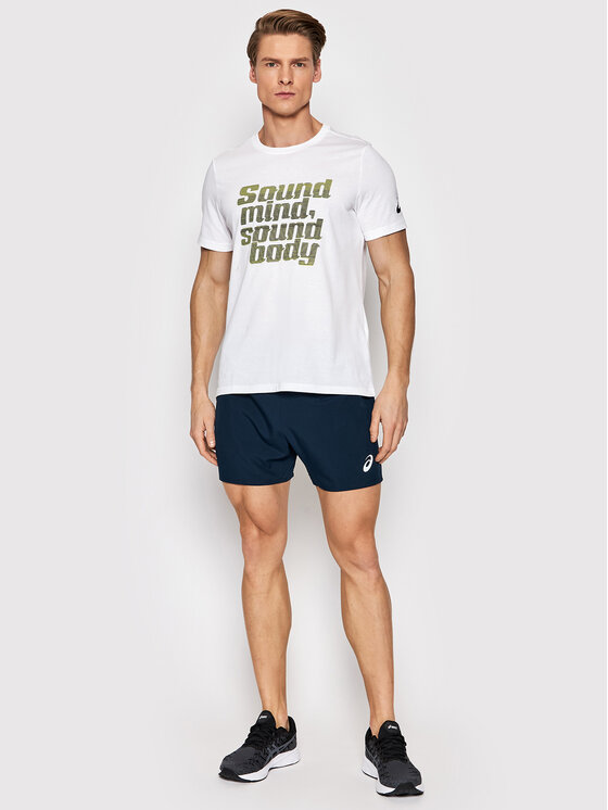 Asics Asics Αθλητικό σορτς Core 5in 2011C336 Σκούρο μπλε Regular Fit