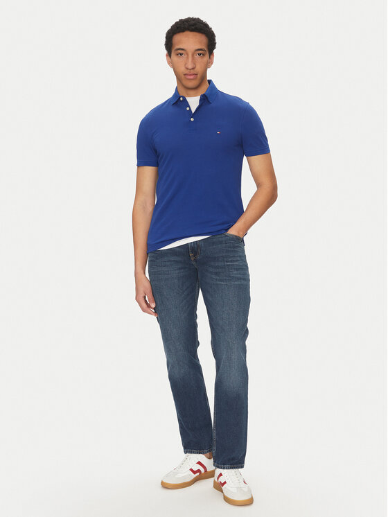 Tommy Hilfiger Tommy Hilfiger Džínsy Denton MW0MW38826 Modrá Straight Fit