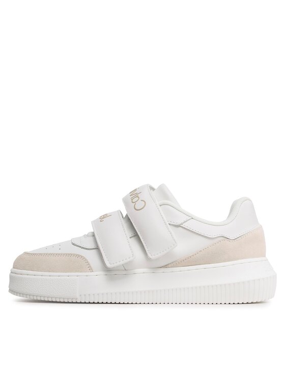 Calvin Klein Jeans Calvin Klein Jeans Tossud Chunky Cupsole Lth Velcro YW0YW00879 Valge