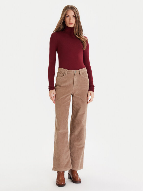 ONLY ONLY Гольф Venice 15183772 Бордовий Regular Fit