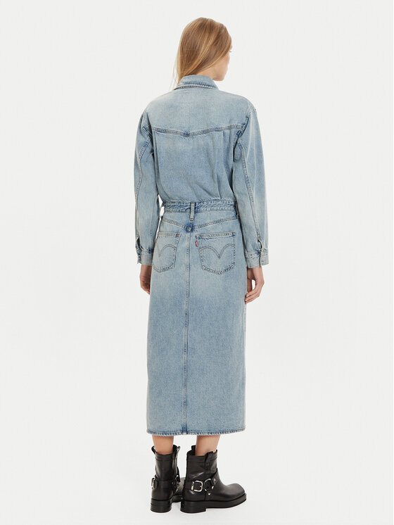 Levi's® Levi's® Φόρεμα τζιν Western 0002Q-0000 Μπλε Regular Fit