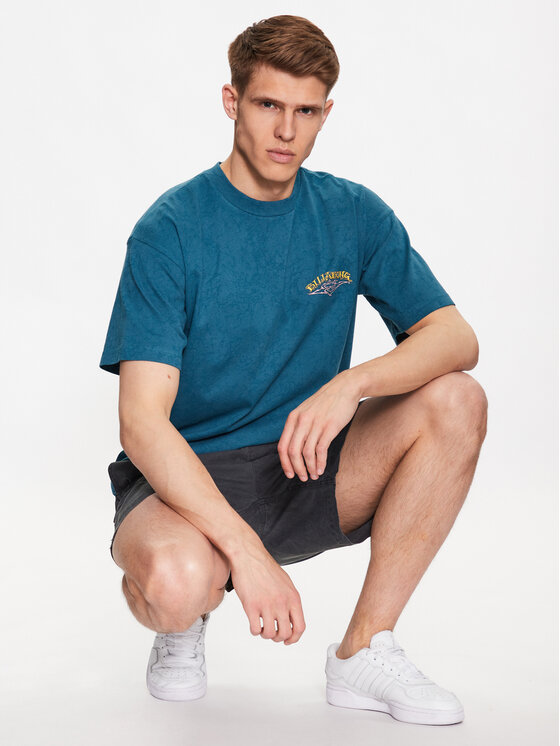 Billabong Billabong T-Shirt Arch ABYZT01736 Niebieski Regular Fit