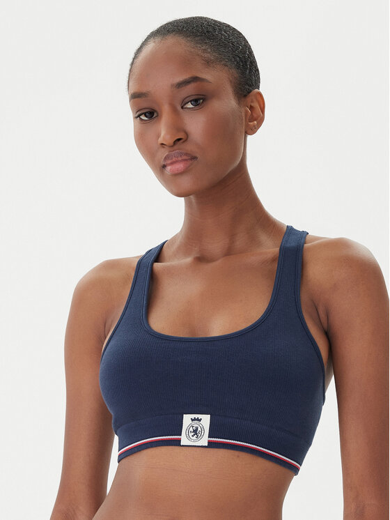 Tommy Hilfiger Tommy Hilfiger Melltartó felső UW0UW06061 Sötétkék