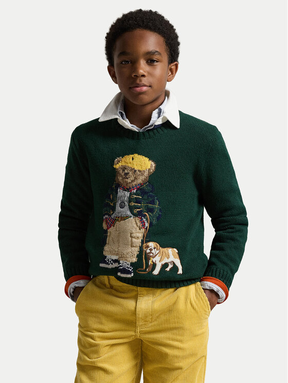 Polo Ralph Lauren Polo Ralph Lauren Pulover 323978393001 Verde Regular Fit