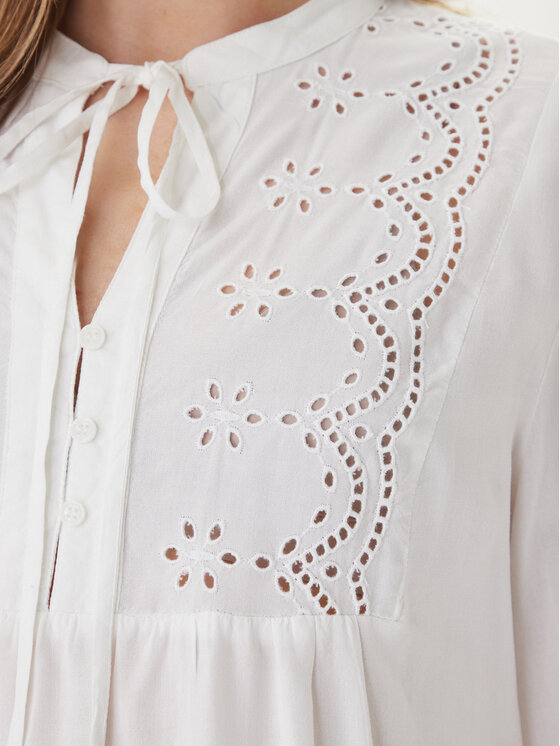 ONLY ONLY Blusa Lennyo 15366732 Bianco Regular Fit