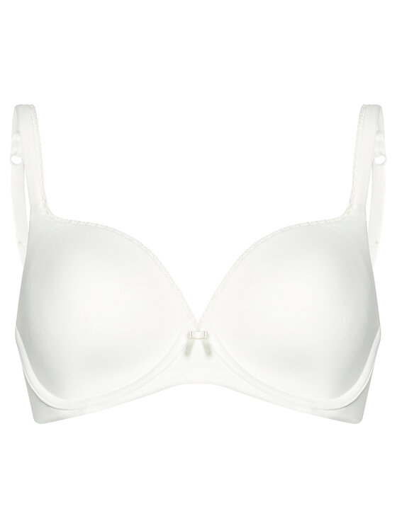 Triumph Biustonosz z fiszbiną Perfectly Soft 10131358 Biały