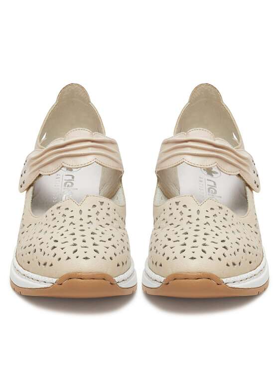 Rieker Rieker Halbschuhe N4382-60 Beige