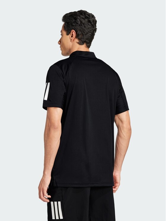 adidas adidas Koszulka techniczna Club Tennis 3-Stripes Czarny Regular Fit