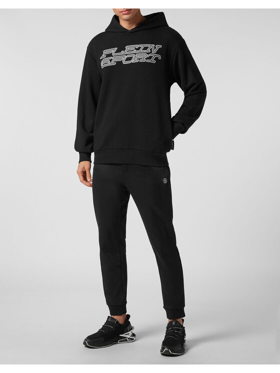 Plein Sport Plein Sport Bluza 2421 Czarny Regular Fit
