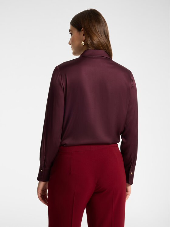 Elena Mirò Elena Mirò Camicia 5127P300366N039 Bordeaux Regular Fit