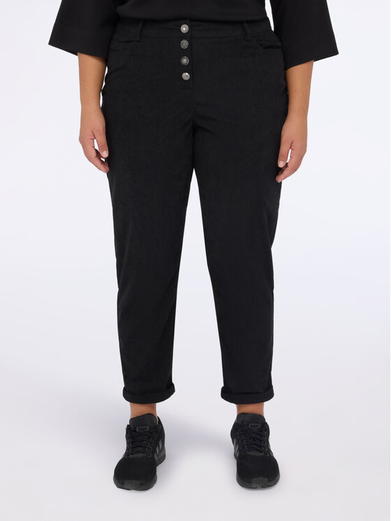Fiorella Rubino Fiorella Rubino Spodnie materiałowe P700T005112N033 Czarny Regular Fit