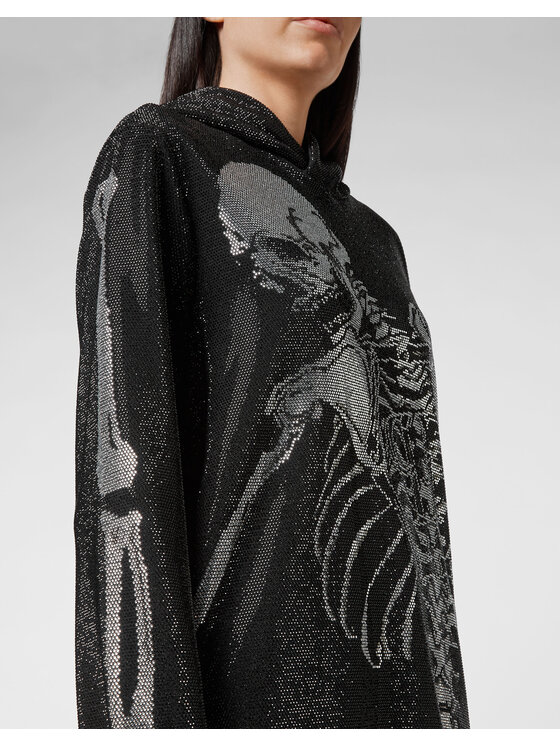 PHILIPP PLEIN PHILIPP PLEIN Bluza 30438 Czarny Regular Fit