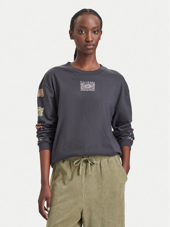 Billabong Billabong Блузка EBJZT00668 Чорний Oversize
