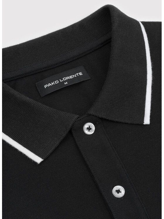 Pako Lorente Pako Lorente Polo P26WF-TX-002 Czarny Classic Fit