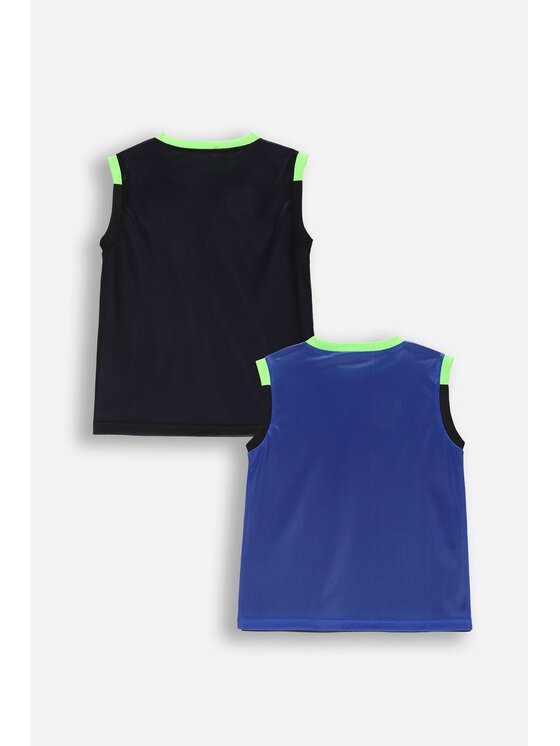 Lemon Explore Lemon Explore T-Shirt WL6143301ACB-014 Niebieski Regular Fit
