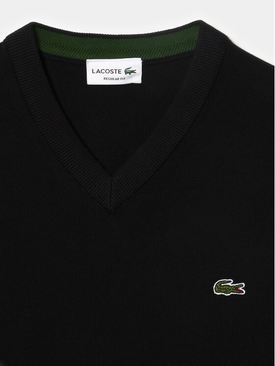 Lacoste Lacoste Džemper AH1951 Crna Regular Fit