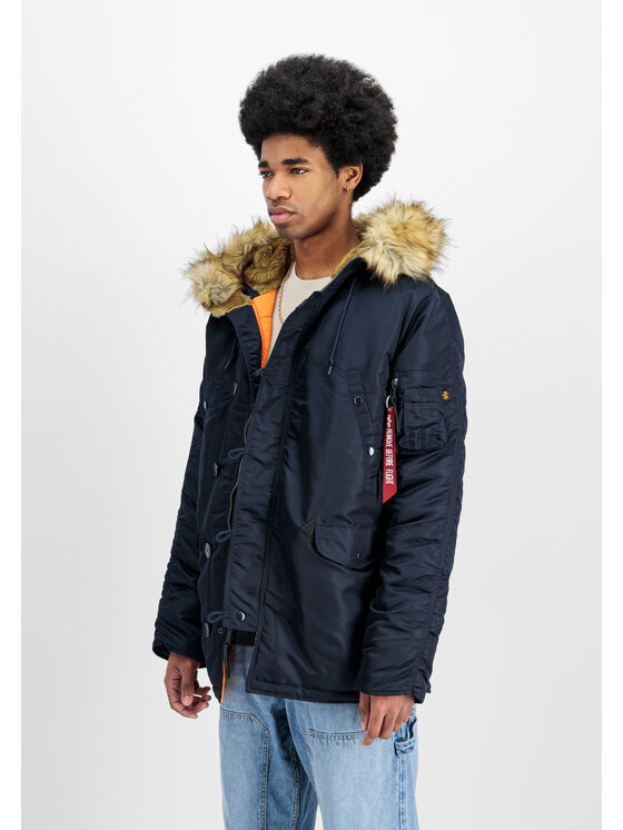 Alpha Industries Alpha Industries Zimní bunda AI.103141-07-3XL Tmavomodrá Vintage Fit