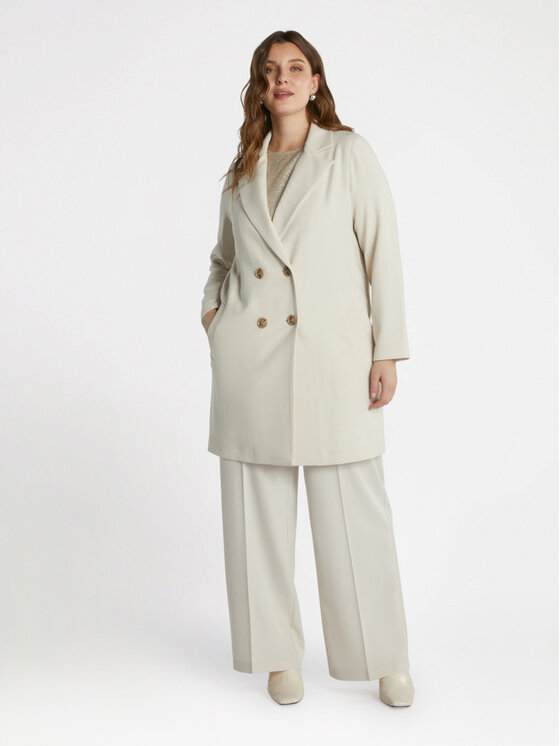 Fiorella Rubino Fiorella Rubino Cappotto 0181T000303N002 Bianco Regular Fit