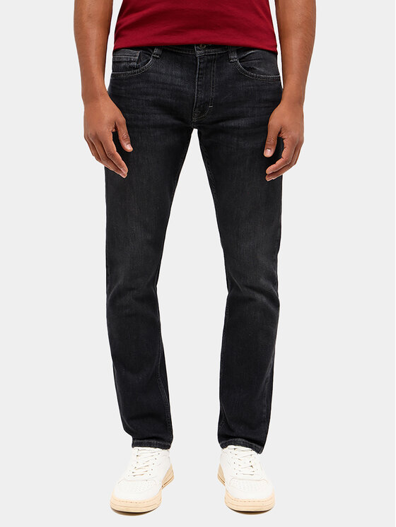 Mustang Mustang Jeans hlače Oregon 1014861 Črna Slim Fit
