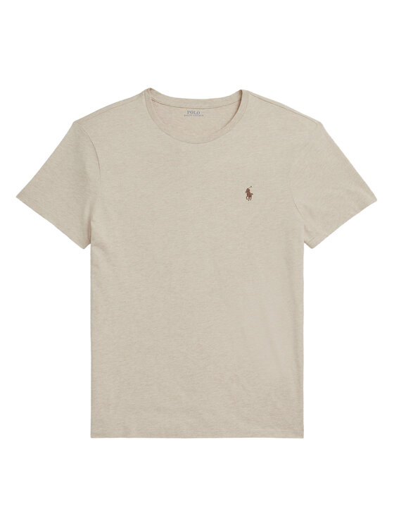 Polo Ralph Lauren Polo Ralph Lauren T-Shirt 710671438203 Béžová Slim Fit