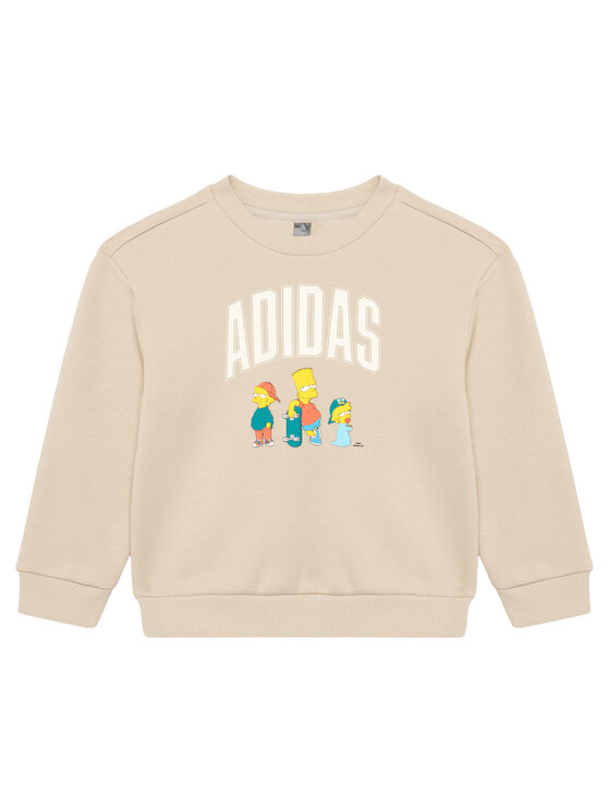 adidas adidas Trenerka The Simpsons JL9197 Bež Regular Fit