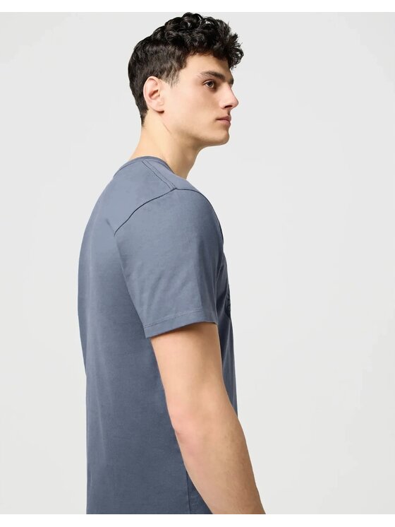 Wrangler Wrangler T-Shirt Americana Tee Szary Regular Fit